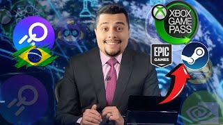 XCLOUD COM STEAM amp EPIC E BOOSTEROID NO BRASIL  NEWSCLOUD [upl. by Niwrad]