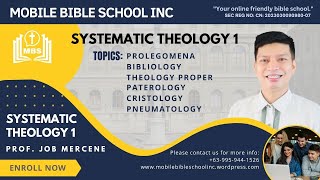 Systematic Theology 1  S32 Bibliology Part 2 Canon of the Bible [upl. by Marquis530]