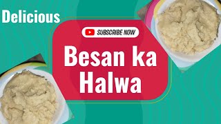 Besan Ka Halwa recipe Urdu and hindi  halwaviralvideo [upl. by Areek]