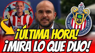 🔥¡EN EL ÚLTIMO MINUTO ¡ESTRELLA HABLA DE CHIVAS ¡NOTICIAS DE LAS CHIVAS GUADALAJARA 🔴⚪ [upl. by Oinigih953]