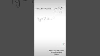 Rearranging the Formula  GCSE Maths Higher [upl. by Shugart876]