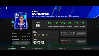 tallest goalkeeper review  scherpen 95 rated Is he the best cheap beast gk [upl. by Schluter598]