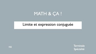 Limite et expression conjuguée [upl. by Utter]