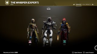 Destiny 2 The Whisper Expert [upl. by Annalise984]