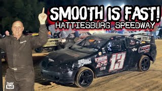 When you’re SMOOTH ITS EASY Racing at Hattiesburg Speedway [upl. by Gussy]