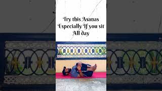 Yoga asanas for back pain relief  Try this asanas especially if you sit all day  youtubeshorts [upl. by Dayle79]