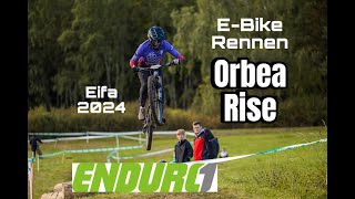 EBike Rennen  Enduro One Eifa Orbea Rise 2025 [upl. by Akkin]