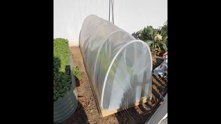 DIY Raised bed arched Green House [upl. by Jadd902]