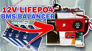 LEFEPO4 Solar Battery Assemble With BMS and Active Balancer [upl. by Silverstein245]