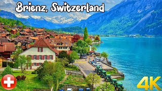 Brienz Switzerland 4K  The Most beautiful villages in Switzerland  A Paradise on Earth [upl. by Gonick]