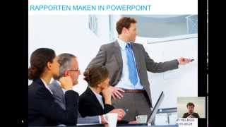 2100SUS12 Rapporten maken in Powerpoint deel 1 [upl. by Martie833]