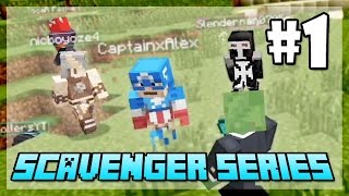 Minecraft Survival  Scavenger Series Ep1 [upl. by Kaya]