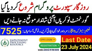 Rozgar Support Program Jobs 2024  KPK Government Jobs Apply Online [upl. by Katy]