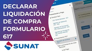 Declarar Liquidación de compraSUNAT [upl. by Girovard692]