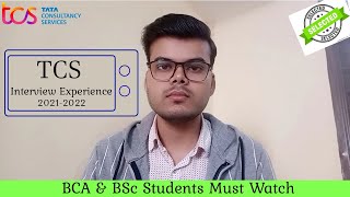 TCS Interview Experience BCA 2021  TCS smart hiring interview   TRMRHR  Real Interview Ques [upl. by Acinad]