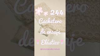 Cachetero de encaje elástico 🩷 costura diydecostura coser coseresfacil costurafacilymas diy [upl. by Shriner]