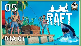 RAFT 05  El YATE ENCALLADO  GAMEPLAY RAFT ESPAÑOL [upl. by Hanafee]