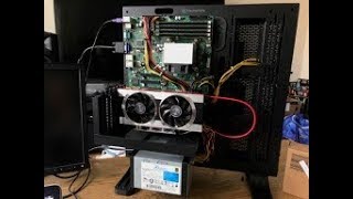 Thermaltake Core P3P5 as a mininghashing rig  cheap open air up to 3x GPU [upl. by Ettennil]