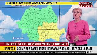 ALERTĂ METEO în mai multe județe din România [upl. by Ecinahs]