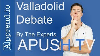 Debating the Encomienda System and Its Abuses The Valladolid Debate APUSH TV [upl. by Hulda509]