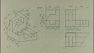 Orthographic Projections  Engineering Drawing  Technical drawing [upl. by Ssitruc]