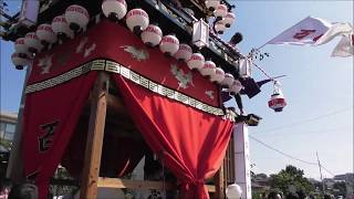 2019106 豊田市 平井八幡宮例大祭 平井町３丁目交差点 [upl. by Norvan]