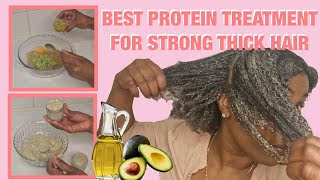 DIY BEST DEEP PROTEIN TREATMENT FOR DRY DAMAGED HAIR amp FAST HAIR GROWTH Peoples Digest [upl. by Pardoes]