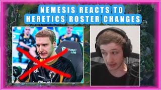 Nemesis Reacts to JANKOS  WUNDER  TRYMBI Being KICKED From HERETICS 👀 [upl. by Elleryt]