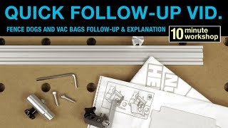 Fence and vac bag follow on Video 218 [upl. by Giverin157]