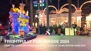 2024 Frightfully Fun Parade  TASG Vlogs  Oogie Boogie Bash 2024 [upl. by Berl]