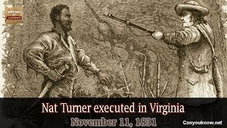 Nat Turner executed in Virginia in November 111831 [upl. by Nilyram999]