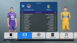 FC MAZATLAN VS TIGRES JORNADA 13 LIGA MX APERTURA 2024 [upl. by Charisse]