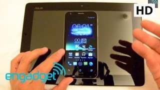 ASUS PadFone 2 Software Hands On  Engadget [upl. by Saixela]