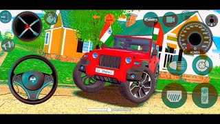 Modified Mahindra Thar Car Games Indian Cars Gadi Wala Game  Car Game Android Gameplay [upl. by Andrey528]