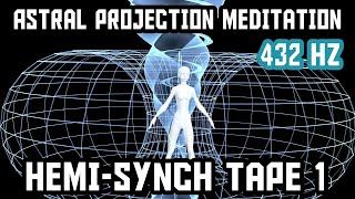 Astral Projection Meditation Robert Monroe  HemiSynch Tape 1 [upl. by Yurik]