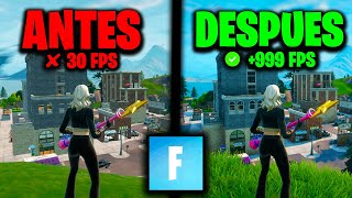 La MEJOR OPTIMIZACION Para FORTNITE C5S3 ✅ AUMENTA FPS [upl. by Janot]