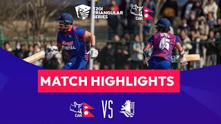 Nepal vs Netherlands  Match Highlights [upl. by Mallon]