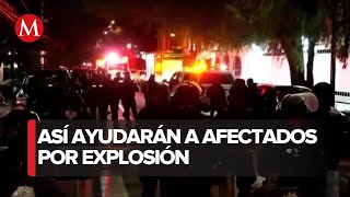 Gobierno de CdMx analiza ayudar a afectados por explosión en colonia Del Valle [upl. by Nivat]