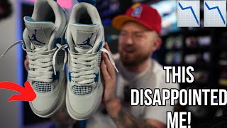 I AM ACTUALLY PRETTY DISAPPOINTED WITH THE 2024 JORDAN 4 “MILITARY BLUE” NIKE DO BETTER PLEASE [upl. by Ealasaid]