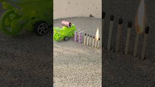 Matchstick Amazing Cracker experiment  Diwali cracker testing 2024 🏍️🦾😀shorts crackers [upl. by Asiram]