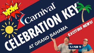 Exciting News about Carnival Cruise Line Celebration Key [upl. by Norok]