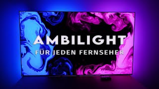 Ambilight zum Nachrüsten Die beste Ambilight Alternative  Test [upl. by Zelde]