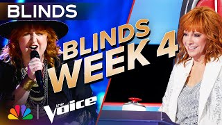 Stunning Blind Auditions from Week 4  The Voice  NBC [upl. by Schecter]