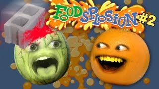 Watermelon vs Cinder Block Annoying Orange Foodsplosion 2 [upl. by Canter]