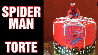 Spiderman Torte  Carina´s süsse Welt [upl. by Fosdick844]