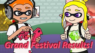 Inkling Gets the Splatfest Results  Splatoon 3 Animation [upl. by Florencia]