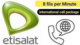 Etisalat 8 fils offer  Etisalat 8 fils offer code  Etisalat 8 fils offer to Pakistan [upl. by Terrill]