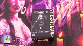 2022 Challenger Deck Mono White Aggro Unboxing [upl. by Eesdnil51]