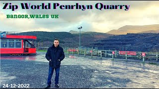 Visiting Zip World Penrhyn Quarry Bangor WalesUK 24122022 [upl. by Tj]