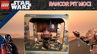 Building A Custom Rancor Pit For My Jabbas Palace MOC [upl. by Naujed190]